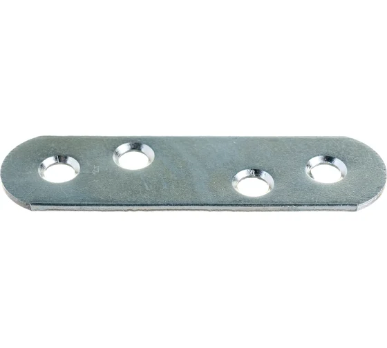 Крепежная пластина СЗХИ 60x16x2, цинк, 6 шт КПК00755