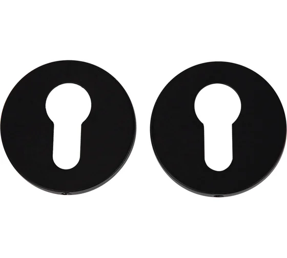 Накладка дверная МИЛАН BL матовый черный СЗХИ ФДНЗ00118