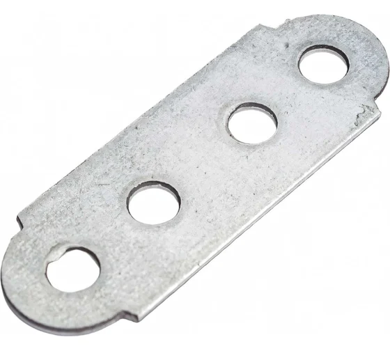 Крепежная мебельная пластина 50x17x1,5 СЗХИ КПК00006