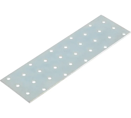 Крепежная пластина СЗХИ 60x200x2 мм, цинк, 1 шт КПК01043
