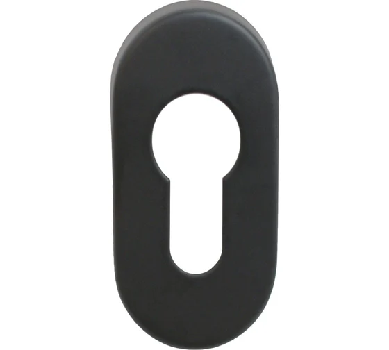 Накладка для ц/м Стандарт 0900 SS BLACK черная, нержавеющая сталь СЗХИ ФДНЗ00231
