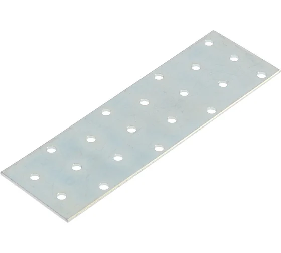 Крепежная пластина СЗХИ 50x160x2 мм, цинк, 1 шт КПК01000
