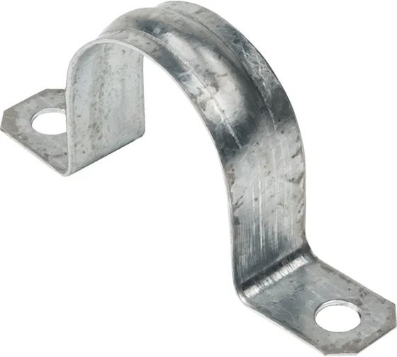 Металлическая двухлапковая скоба d38-40 мм, 50 шт. СЗХИ СМДС00169