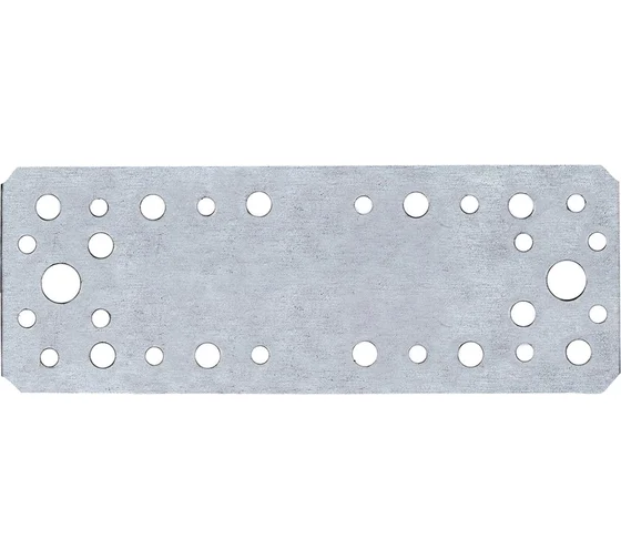 Перфорированная прямая пластина Suki 65x180x2.5 мм, белый цинк СЗХИ КПК01067