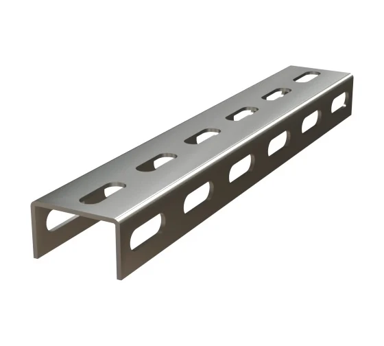 П-образный перфорированный средний профиль СЗХИ 50x30x1800-2,5 мм