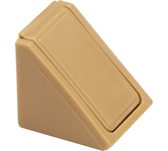 Мебельный плоский уголок СЗХИ ЦКИ СЗХИ 60x60x10, 4 отверстия, цинк, 20 шт. 12647