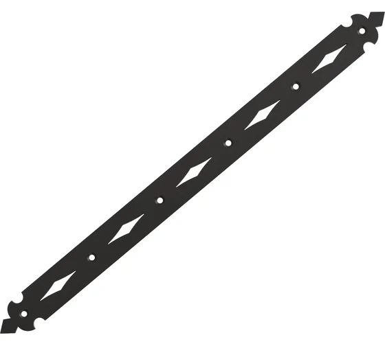 Пластина декоративная СЗХИ  500x35 черный КПК00521