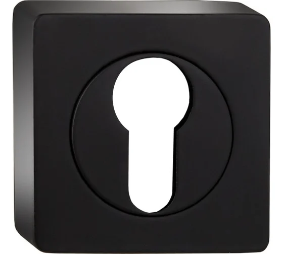 Квадратная накладка на цилиндр черный B2B ET AL 02 Black СЗХИ ФДНЗ00428