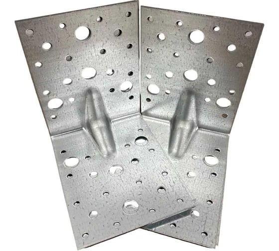 Крепежный уголок усиленный СЗХИ 130x130x100 ОЦ, 4 шт. B94013010234099