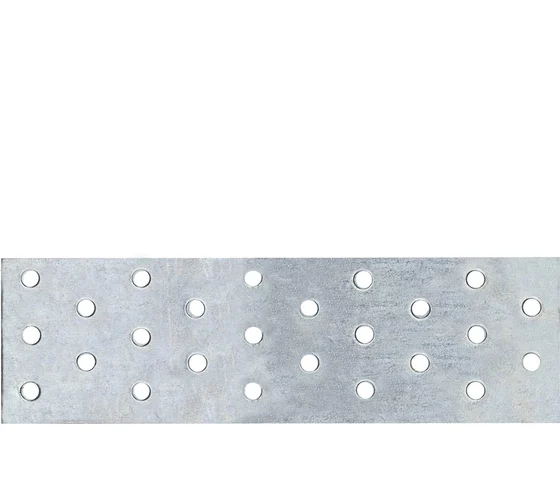 Перфорированная прямая пластина Suki 60x200x2 мм, белый цинк СЗХИ КПК01066