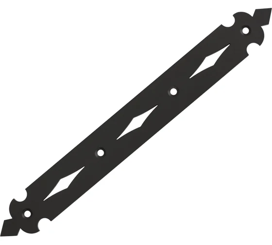 Пластина декоративная СЗХИ  300x35 черный КПК00589
