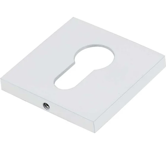 Накладка под евроцилиндр SQ-001 WHITE Белый СЗХИ ФДНЗ00249