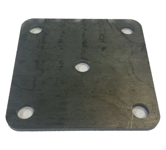 Пластины металлические (кронштейн, опора) 100x100x3 - 4 шт СЗХИ КПК00453