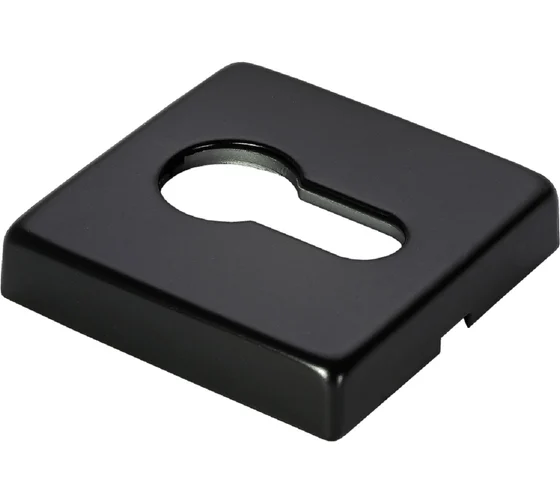 Накладка на ключевой цилиндр LUX-KH-SQ NERO цвет черный СЗХИ ФДНЗ00402