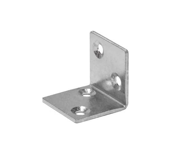 Плоский дверной уголок СЗХИ 250x250x30x3,0 мм хром 1 шт 158890